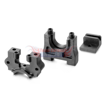 Xray 354010-G Composite Center Differential Mounting Plate Set - Graphite for XB8 / GTX8